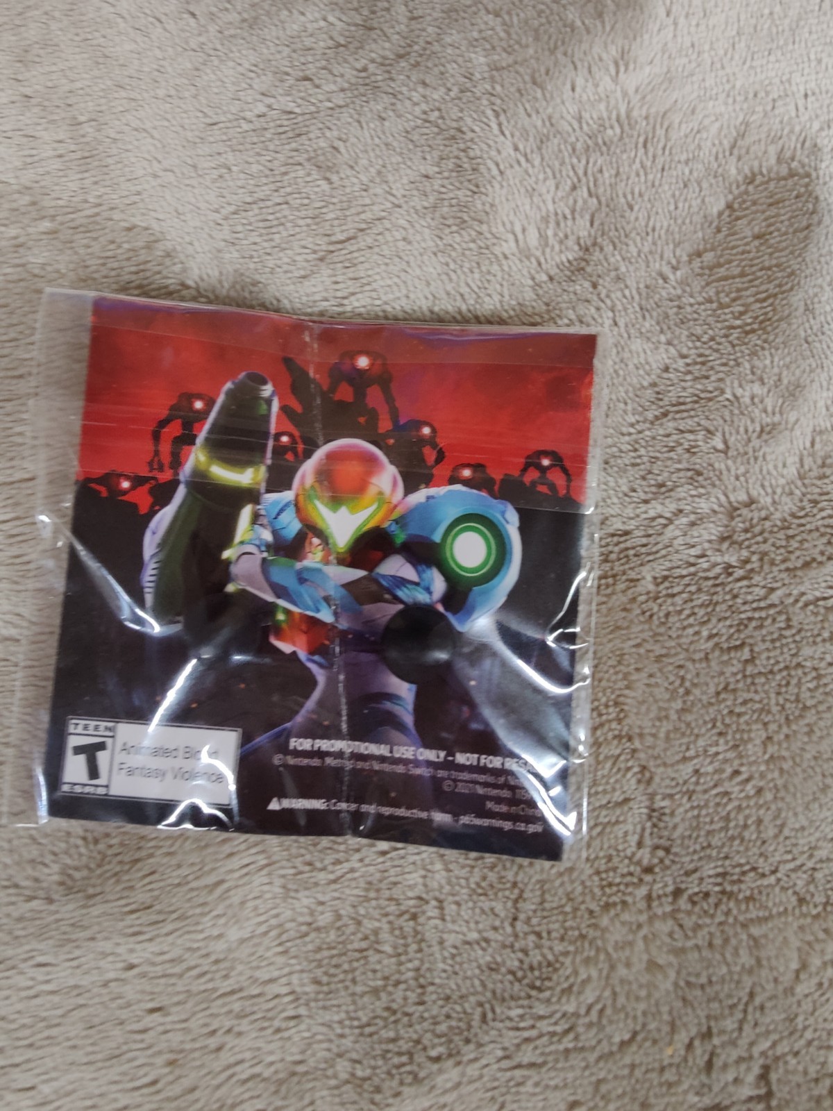 Metroid Dread Preorder Bonus Pin Set NEW Not Mint