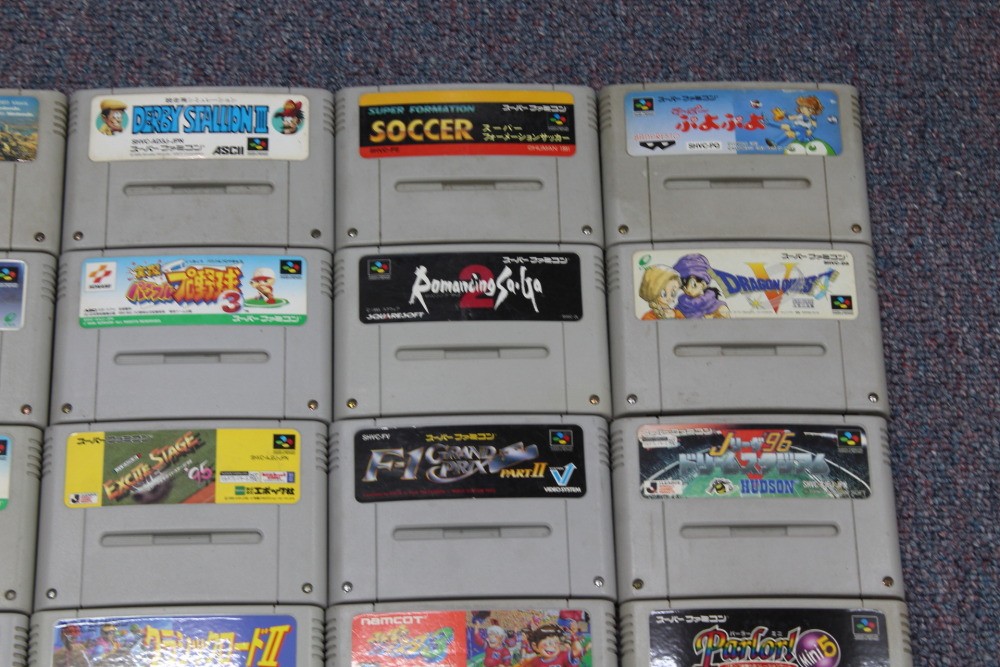 WHOLESALE LOT 24 Nintendo Super Famicom Games SFC Japan Import SNES UNTESTED #14