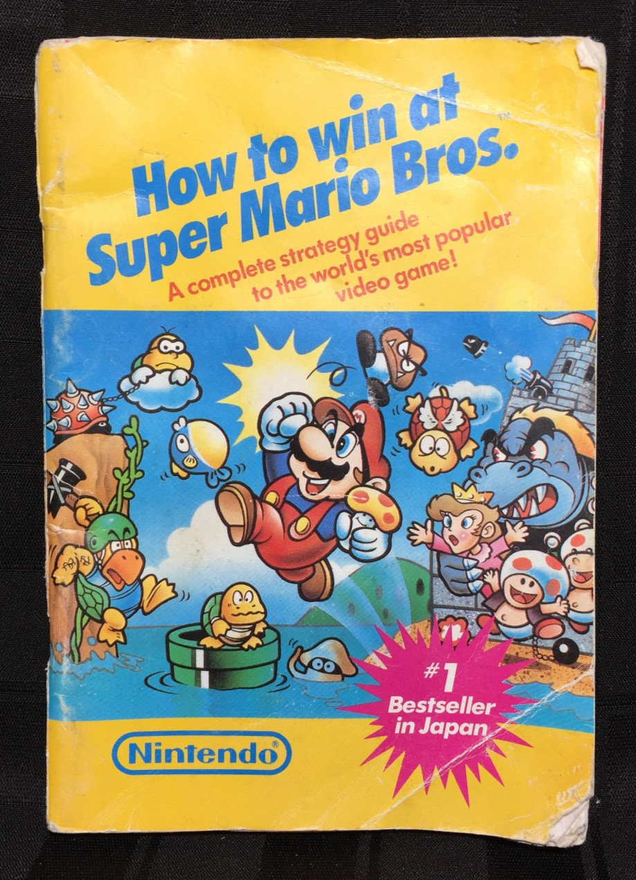 HOW TO WIN AT SUPER MARIO BROS Strategy Guide NINTENDO NES Complete BOOK Bowser