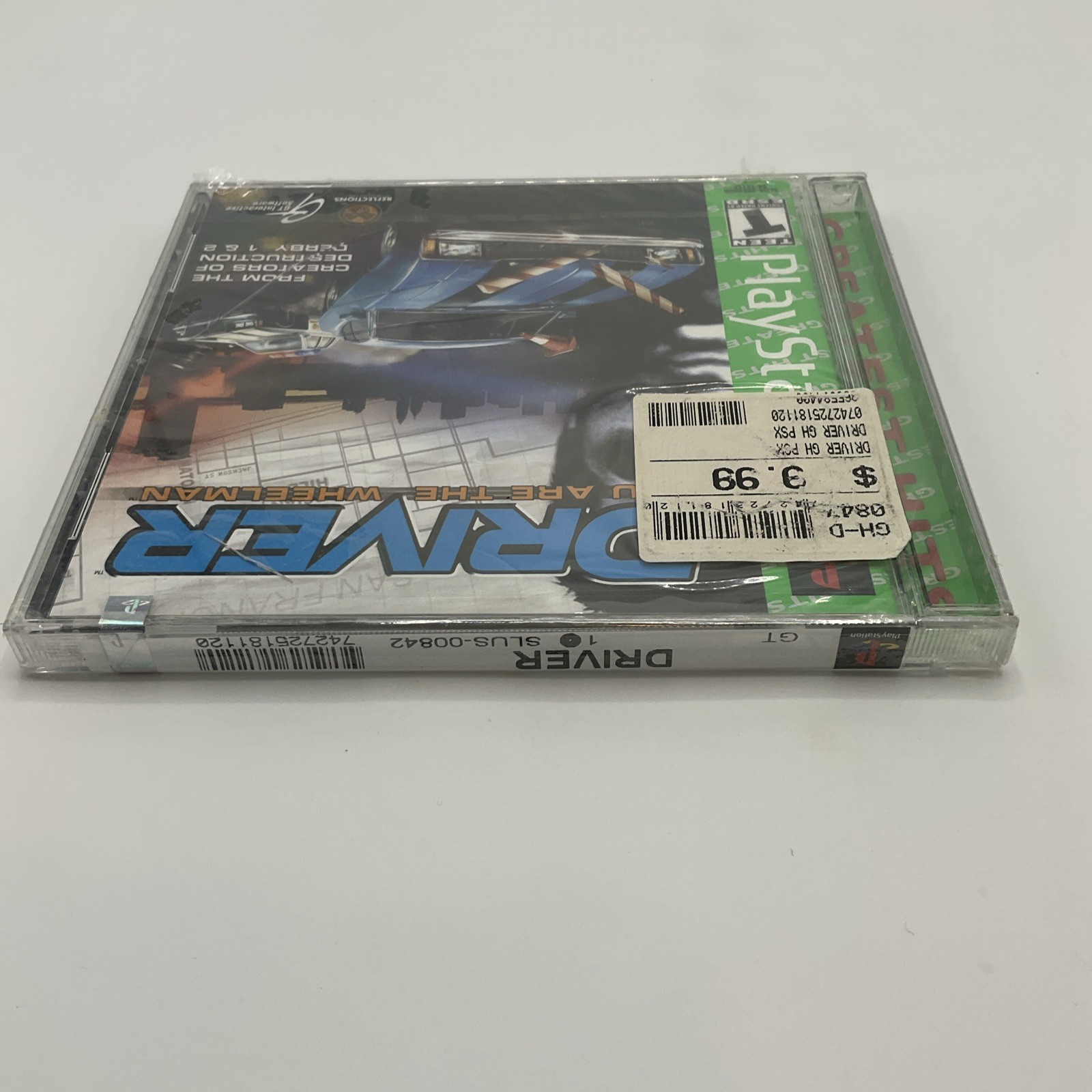 Driver (Sony PlayStation 1, 1999) Greatest Hits New Sealed Unopened