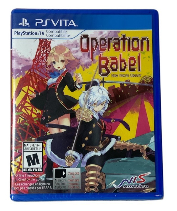 Operation Babel New Tokyo Legacy PS Vita – NEW SEALED