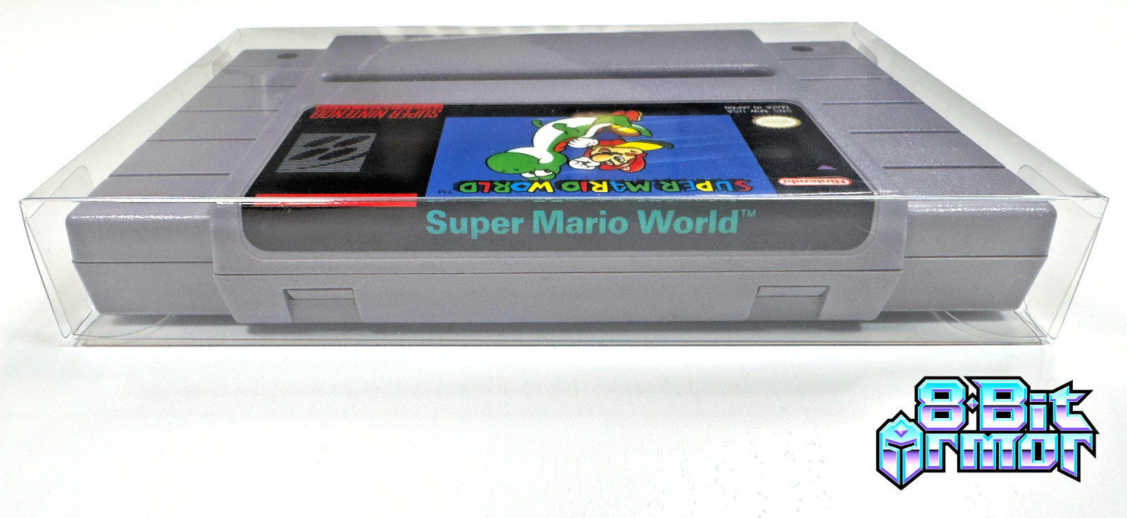 3 Cartridge Protectors for Super Nintendo SNES Cart Game Clear Display Case