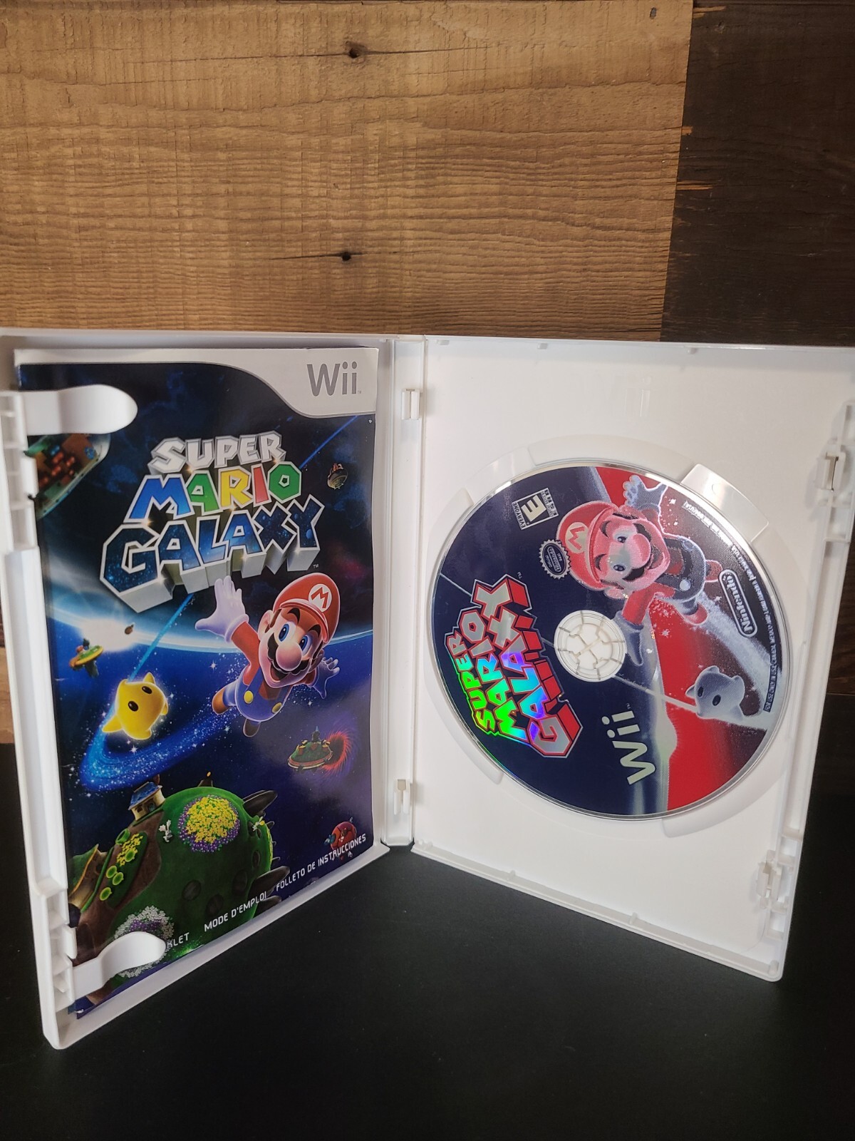 Super Mario Galaxy Wii Complete CIB With Case And Manual Nintendo Game TESTED!