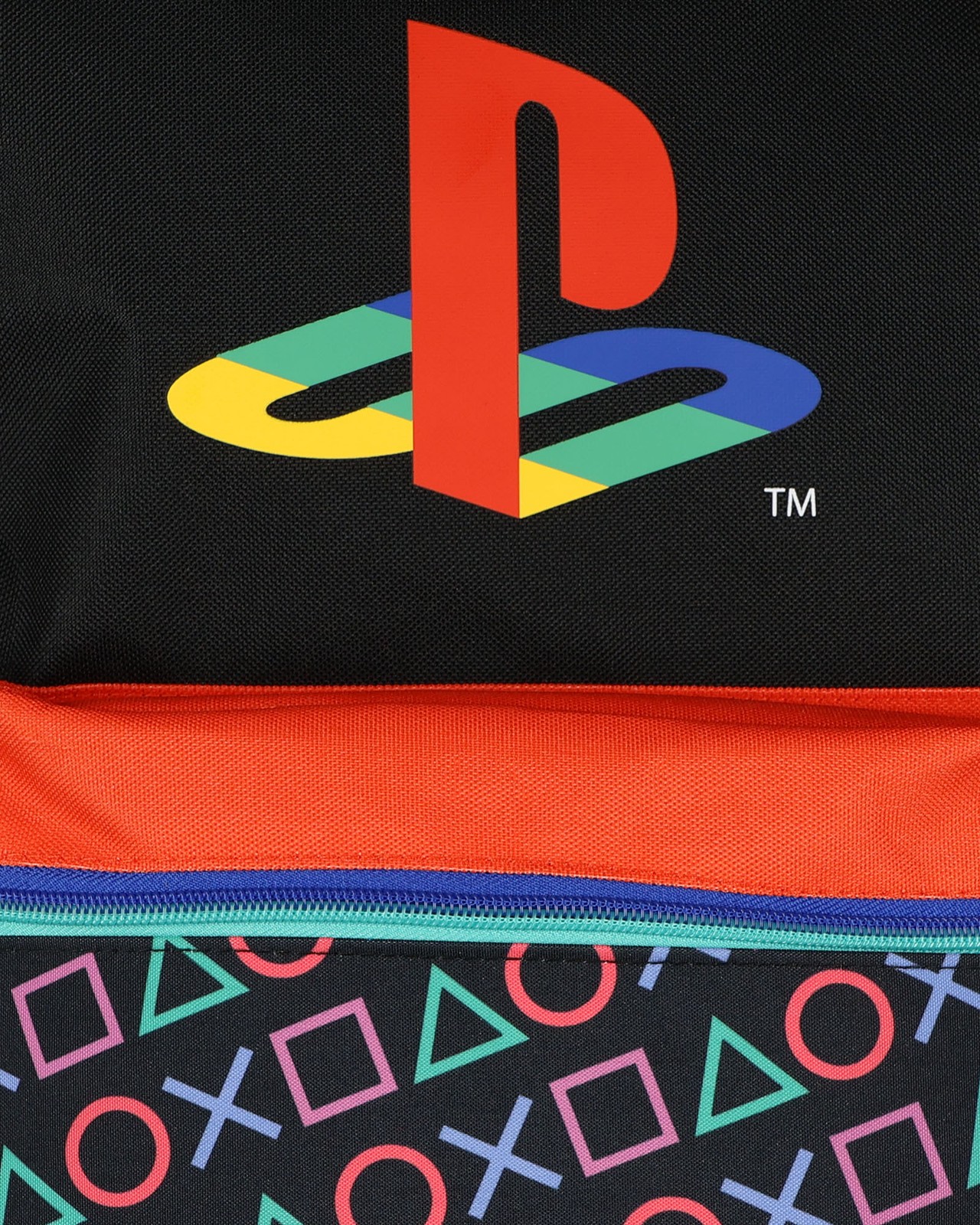 PlayStation Backpack 18″ Classic PS Logo & Controller Symbols Print Book Bag