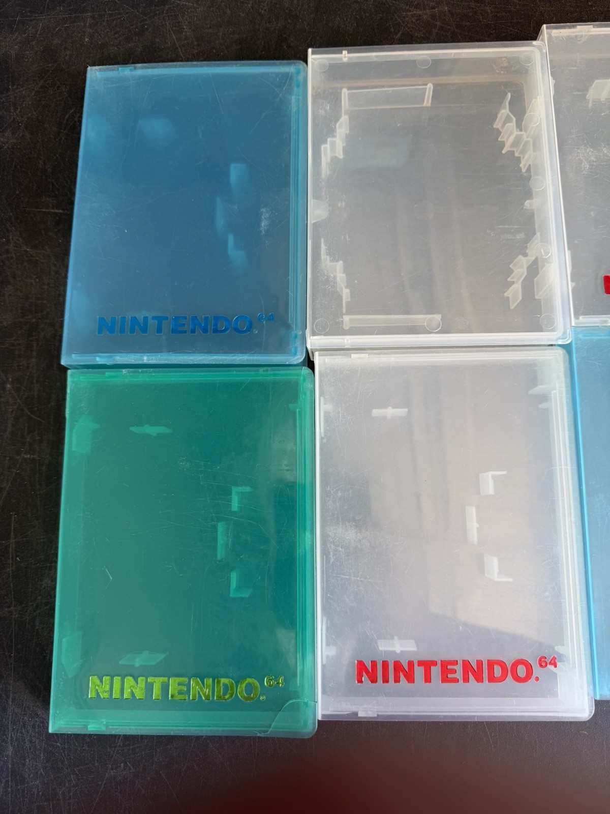 Nintendo 64 Clamshell Case Dust Cover Authentic N64 OEM Lot of 8 READ
