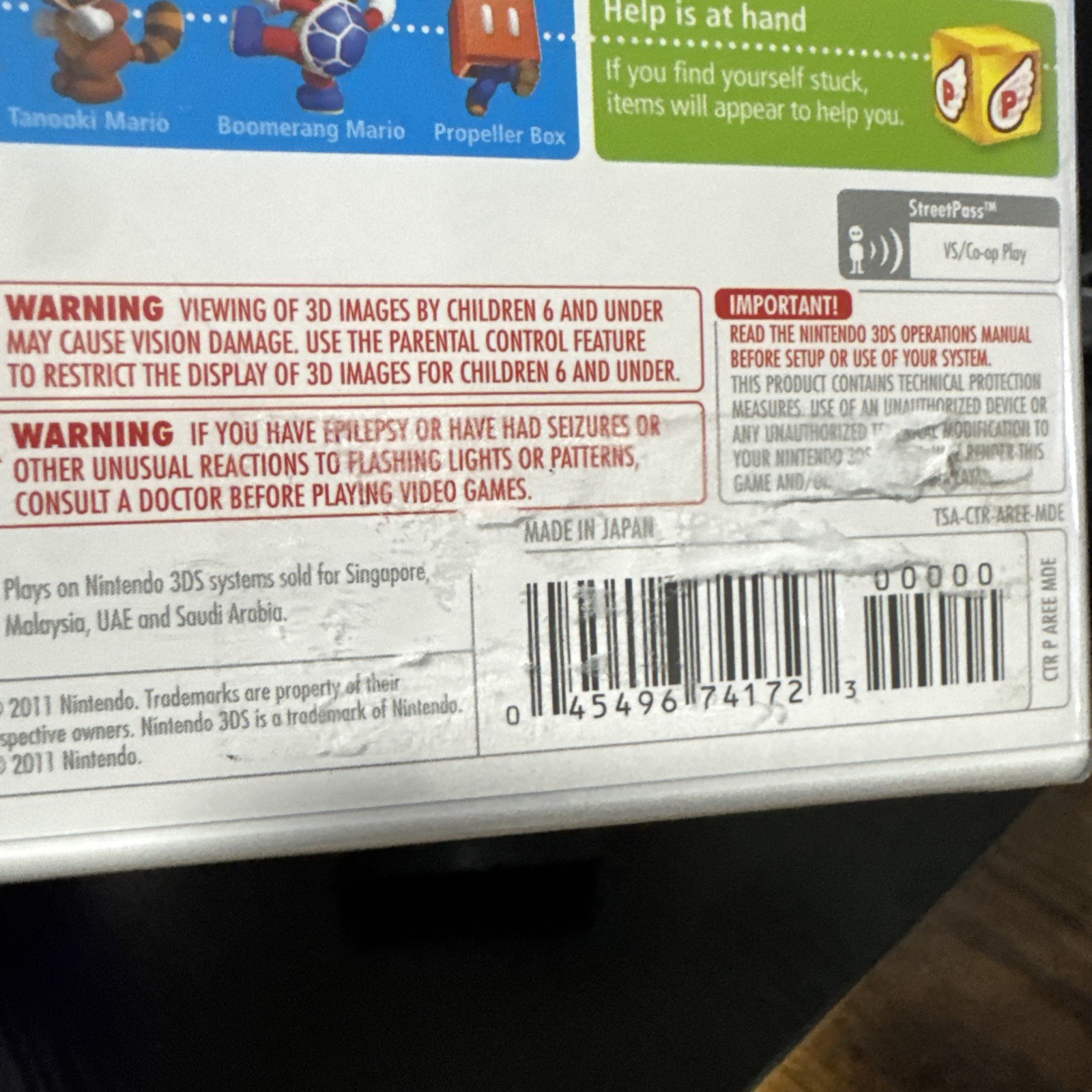 Super Mario 3D Land World Edition Nintendo 3DS Brand New & Factory Sealed!