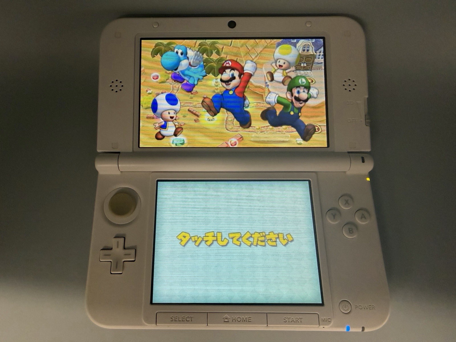 Nintendo 3DS XL LL Pink and White Handheld Console with new charger