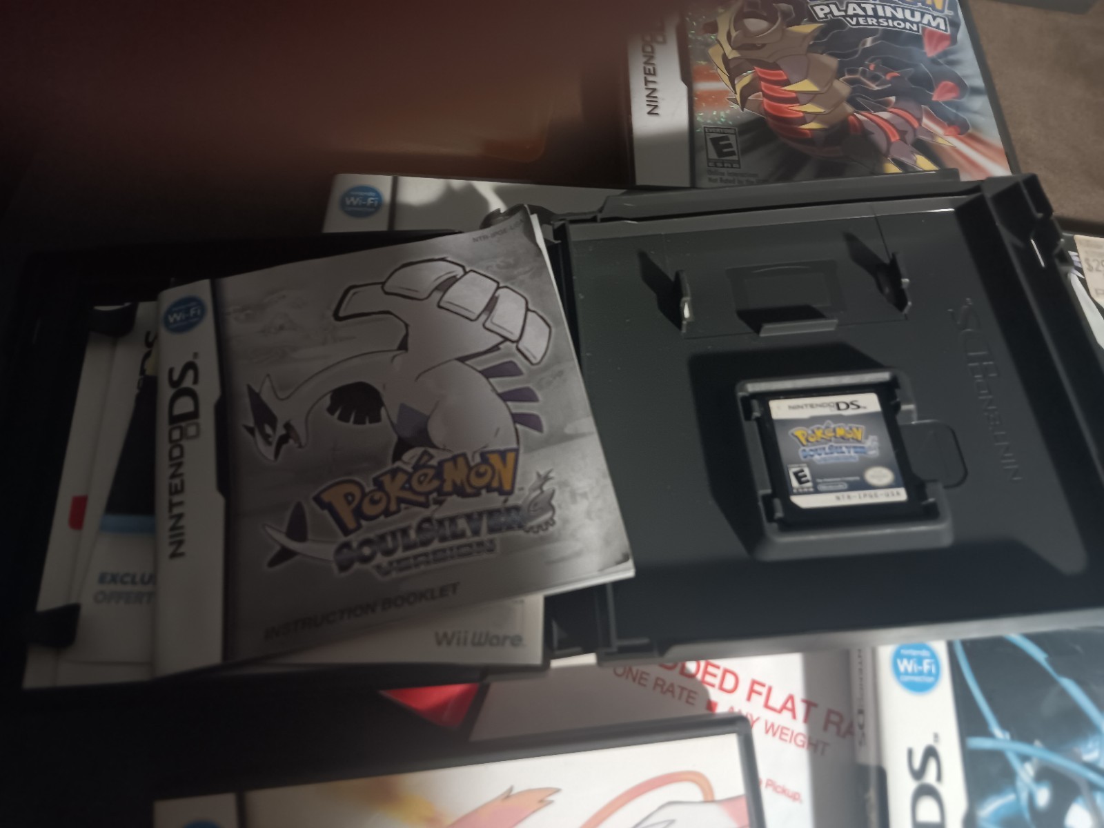 Nintendo DS Pokemon Game Lot