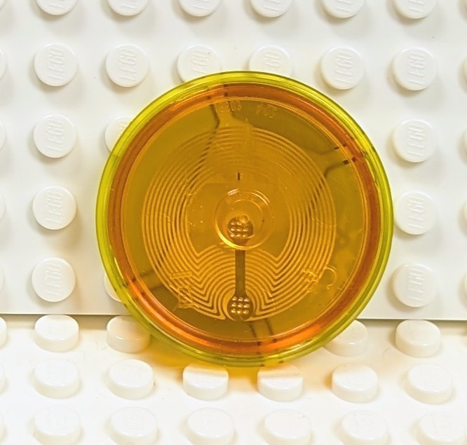 Genuine LEGO Dimensions Buttercup NFC Toy tag base (from Powerpuff Girls #71343)