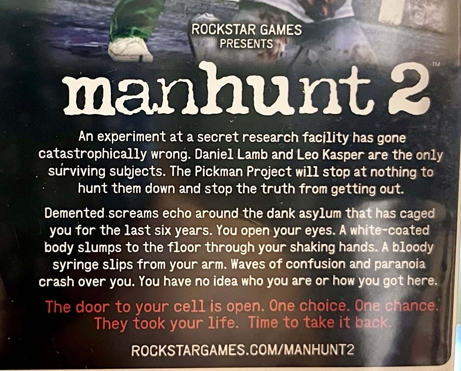 Rockstar Games Manhunt 2 Nintendo Wii M Mature NTSC-U/C US/Canada 2007