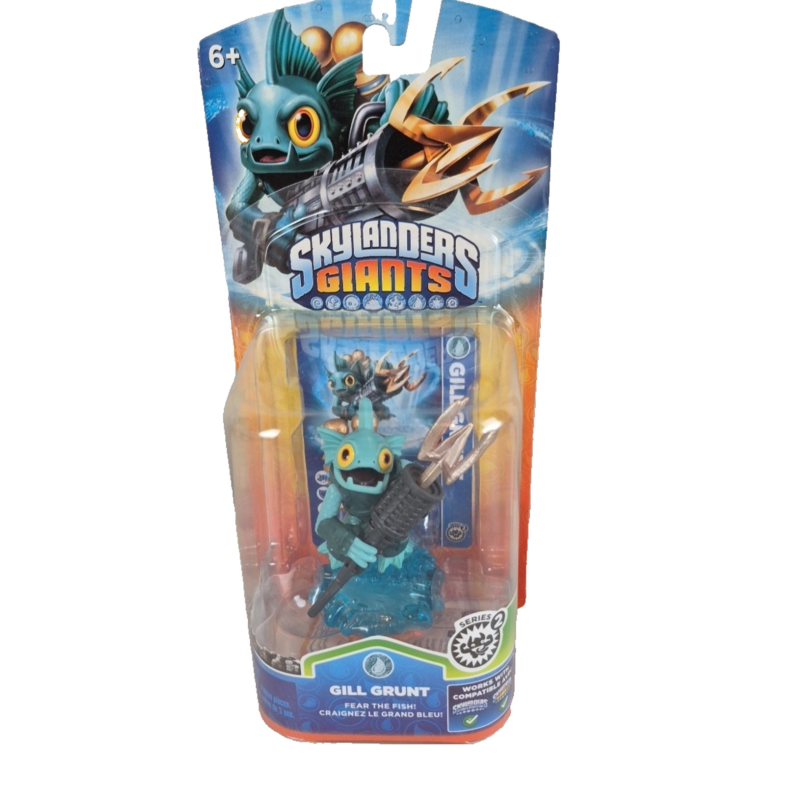 Skylanders Activision Series 2 Gill Grunt Toys To Life Character Figure 2012