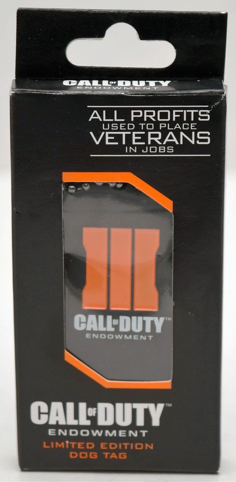 NEW CALL of DUTY: Black Ops 3 Endowment Limited Edition Dog Tag COD III Necklace