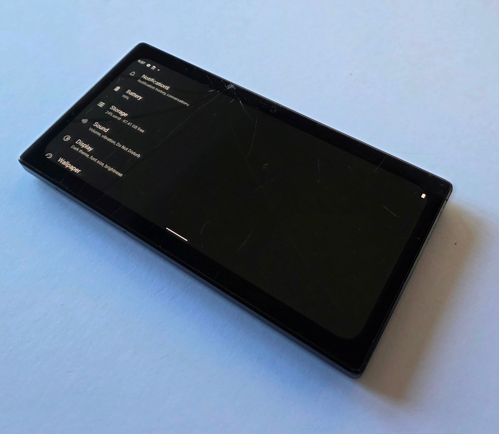Black Razer Edge 5G Gaming Handheld Android 128GB TABLET – Works but has CRACKS