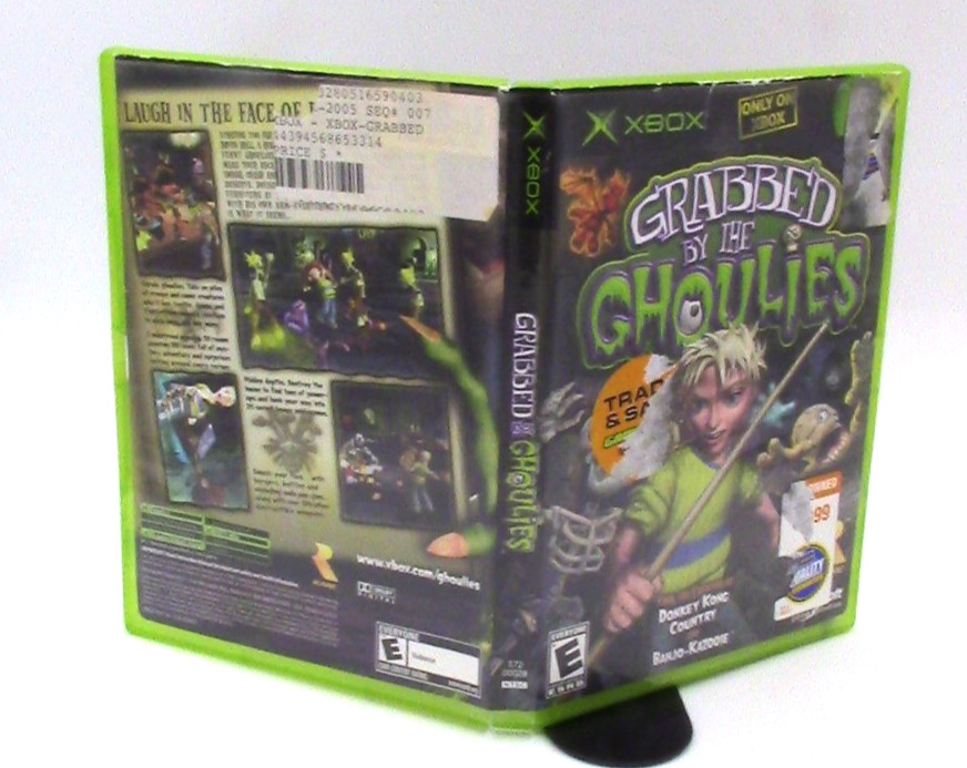 Grabbed by the Ghoulies (Microsoft Xbox, 2003) Pre-owned Blockbuster rental