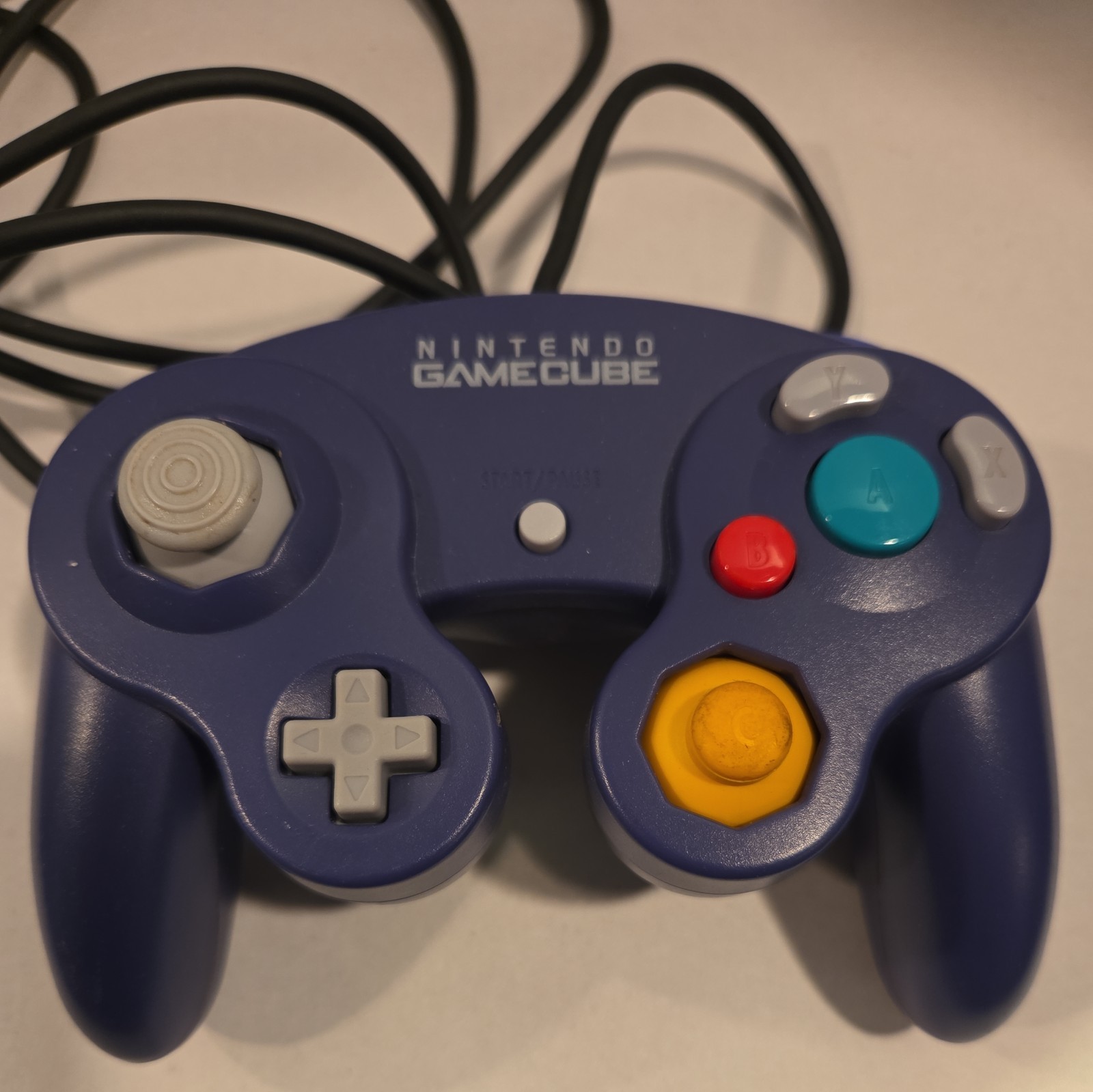 Nintendo GameCube Wired Controller Indigo Purple Platinum Lot of 2 DOL-003