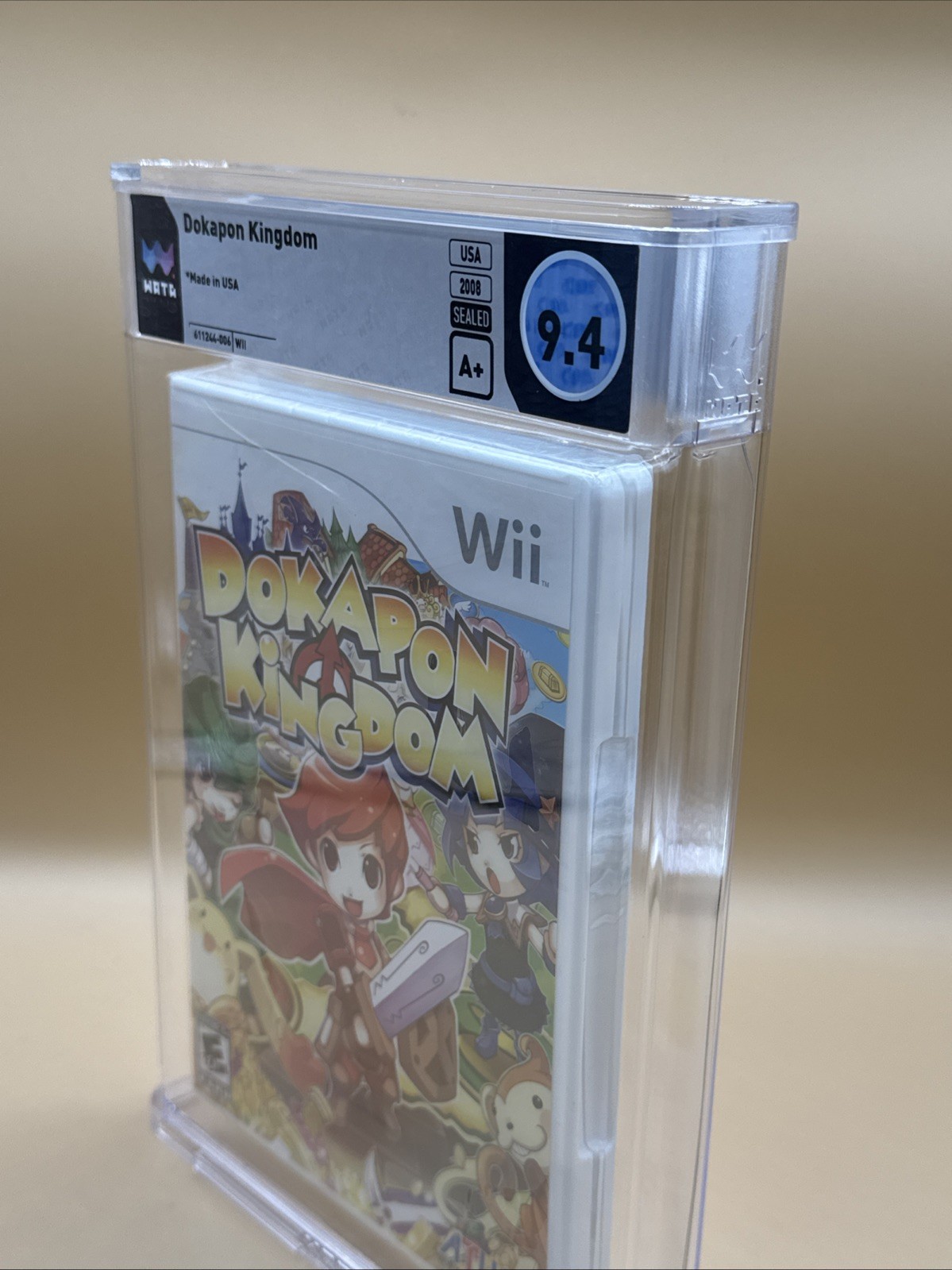 Wii Dokapon Kingdom Wata 9.4 A+ Rare ALTUS Games SEALED GRADED