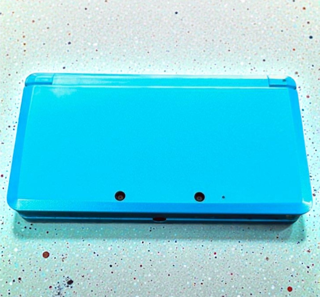 Nintendo 3DS Console Light Blue Japan Region Locked Used Tested Working Handheld