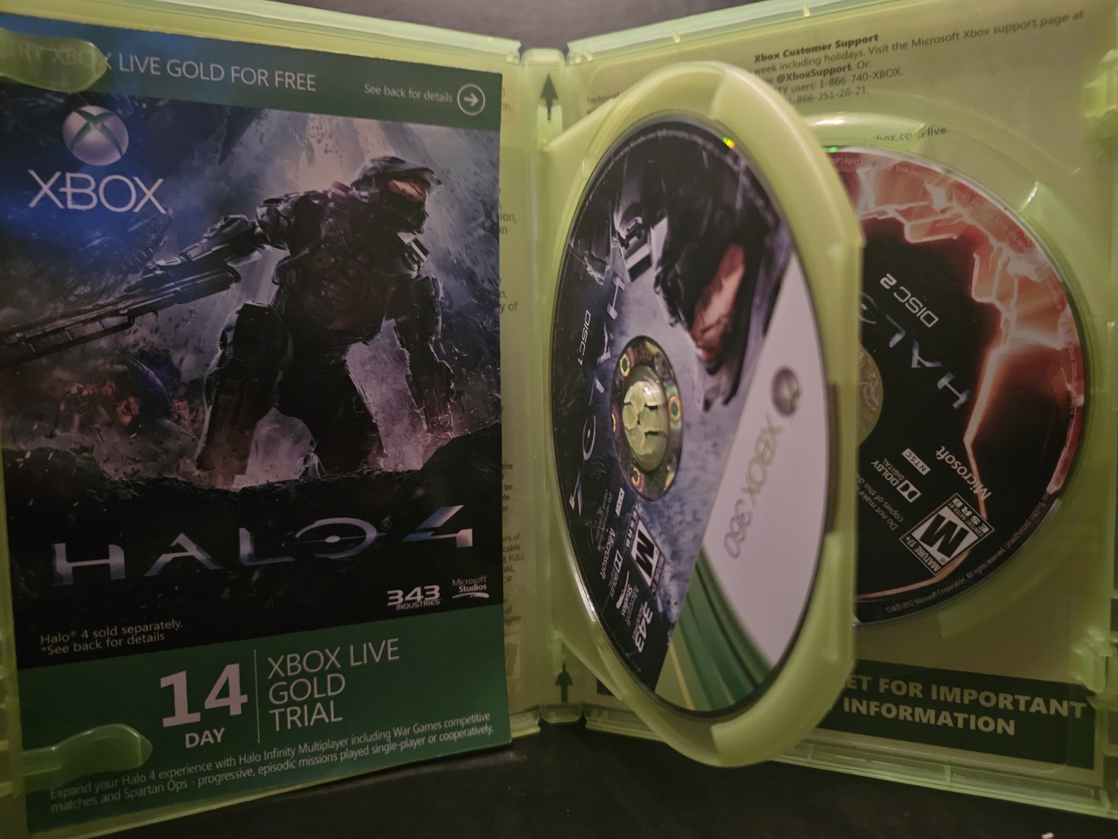 Xbox 360 HALO 3 Essentials, 4 & Reach Bundle Lot of 3 Games CIB Tested Working