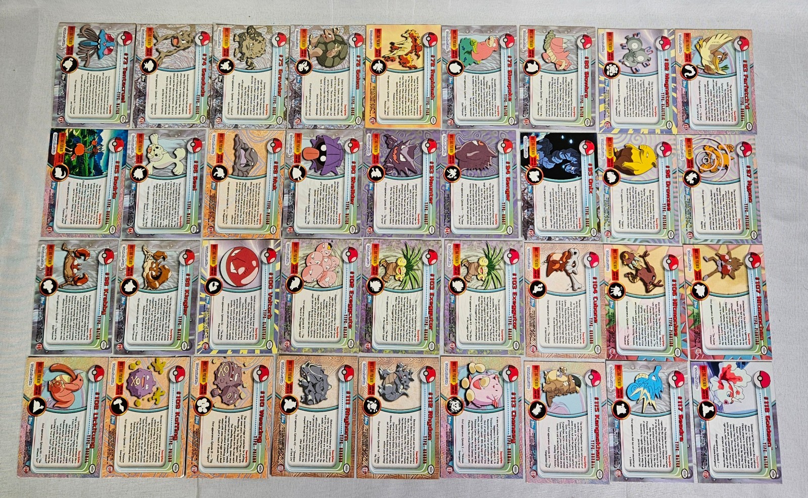 Topps Pokemon 151 Pokedex Set Mix Holo Non Holo INCOMPLETE READ DESC