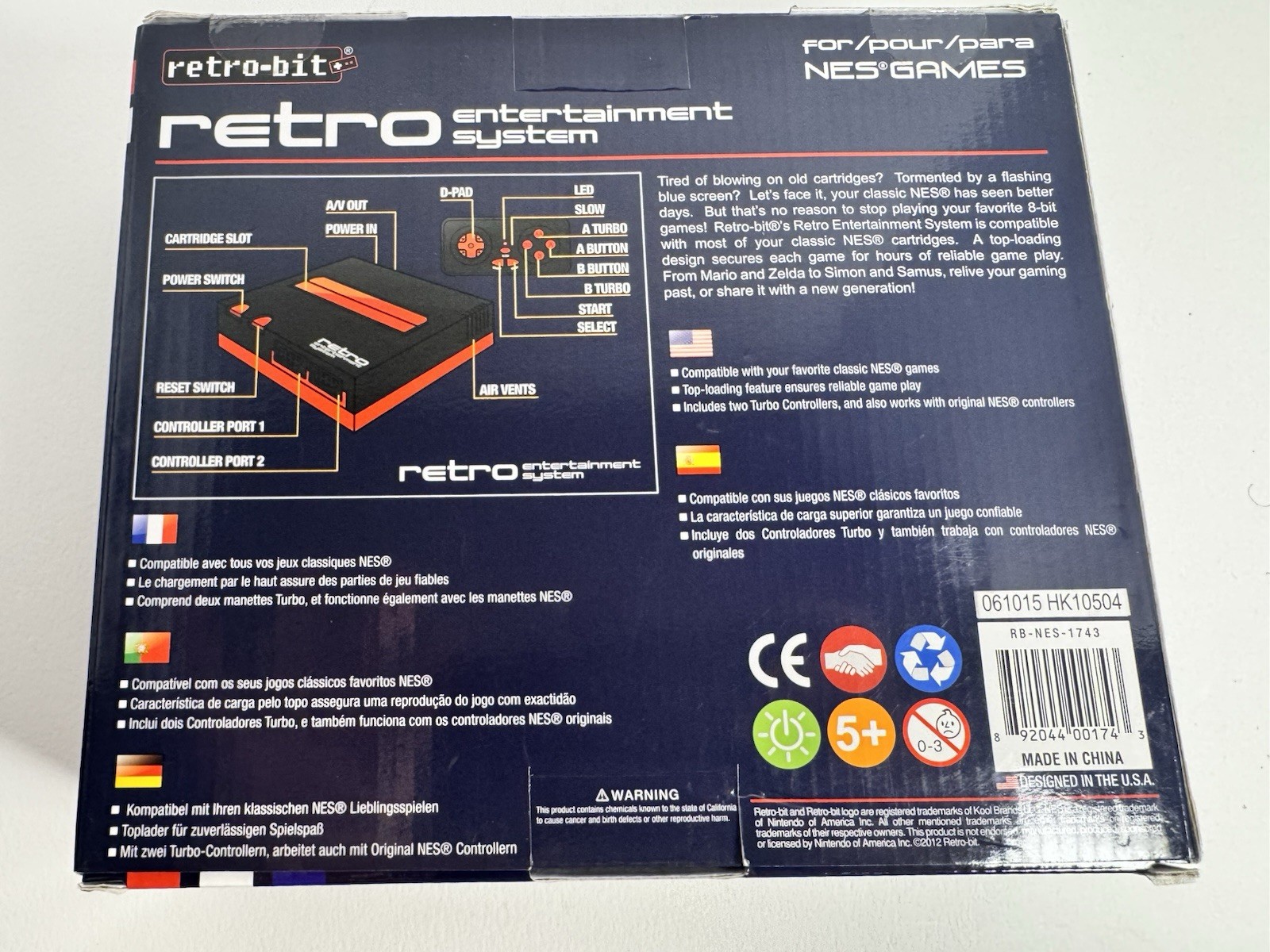 Retro-Bit Duo 2-in-1 Console System for NES/SNES Sealed New