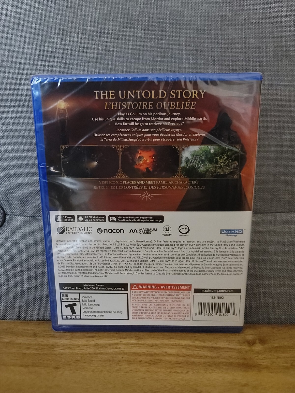 NEW – PS5 – The Lord of the Rings: Gollum – Sony PlayStation 5
