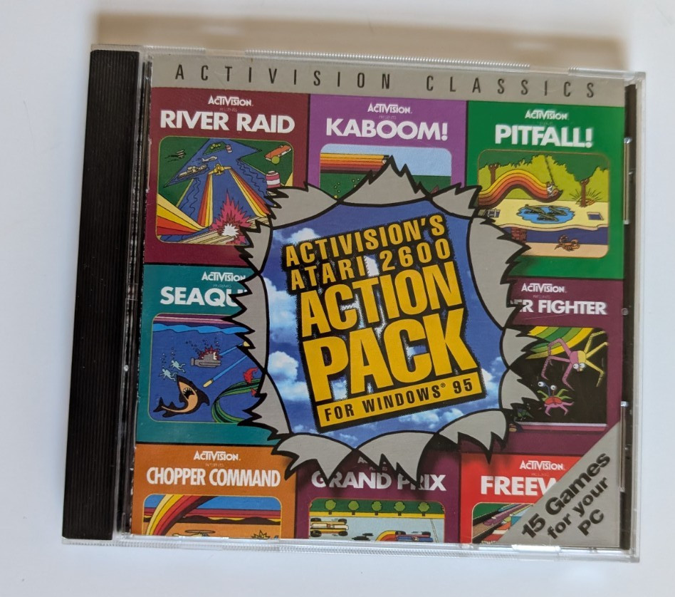 Atari 2600 Action Pack 1 For Windows 95 PC – Activision Classics