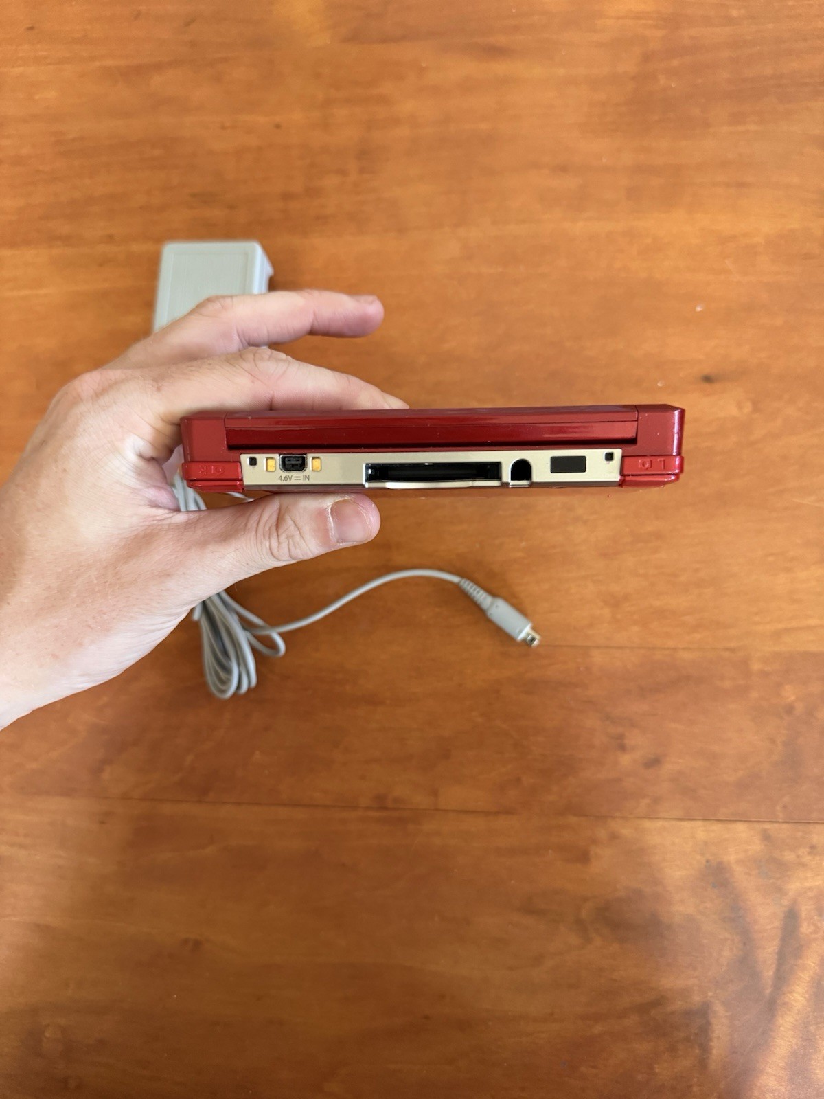 Nintendo 3DS Flame Red Console w/Charger – Great Condition – Tested & Ships Fast