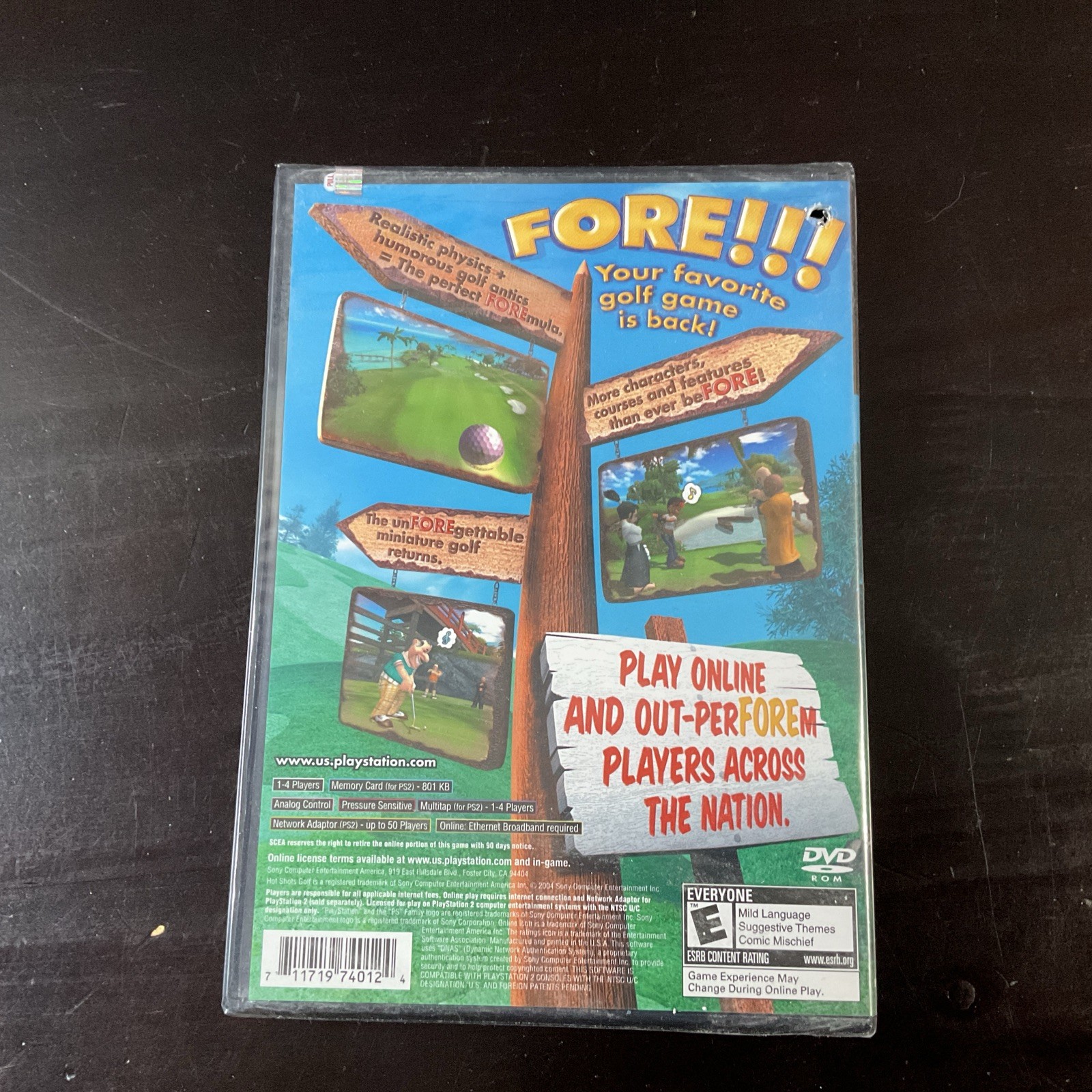 Hot Shots Golf: Fore (Sony PlayStation 2, 2004) New Sealed