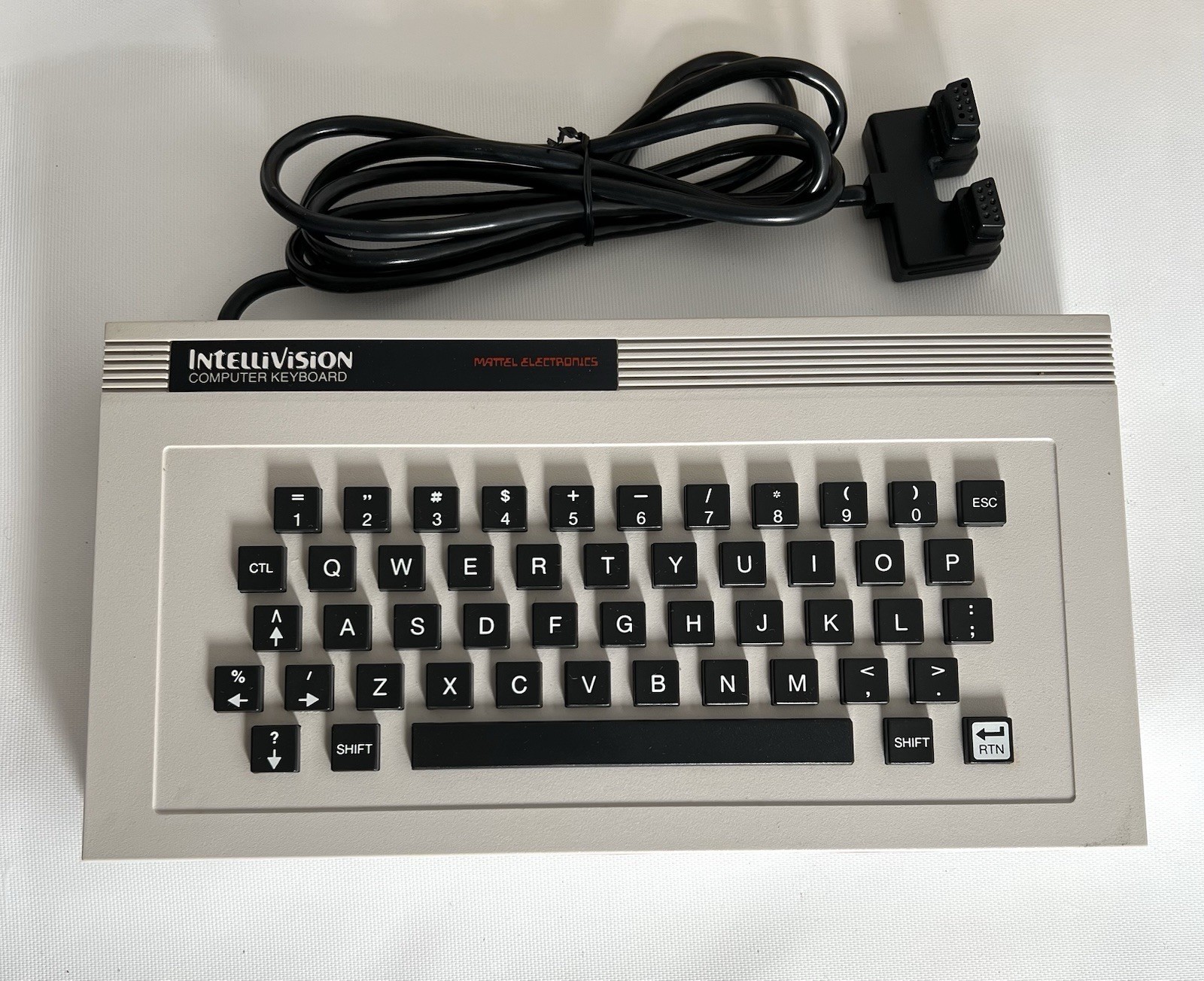 Vintage 1983 Mattel Intellivision Computer Adaptor Module With Box AS IS