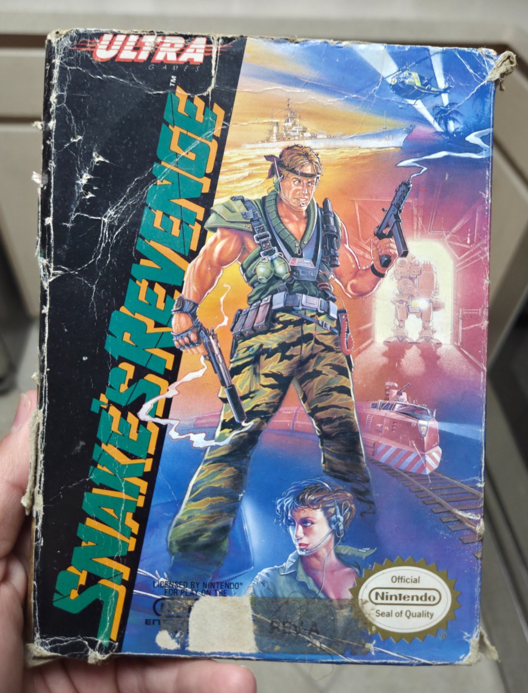 METAL GEAR & METAL GEAR 2 SNAKE’S REVENGE NES GAME W BOX! NINTENDO KONAMI TESTED