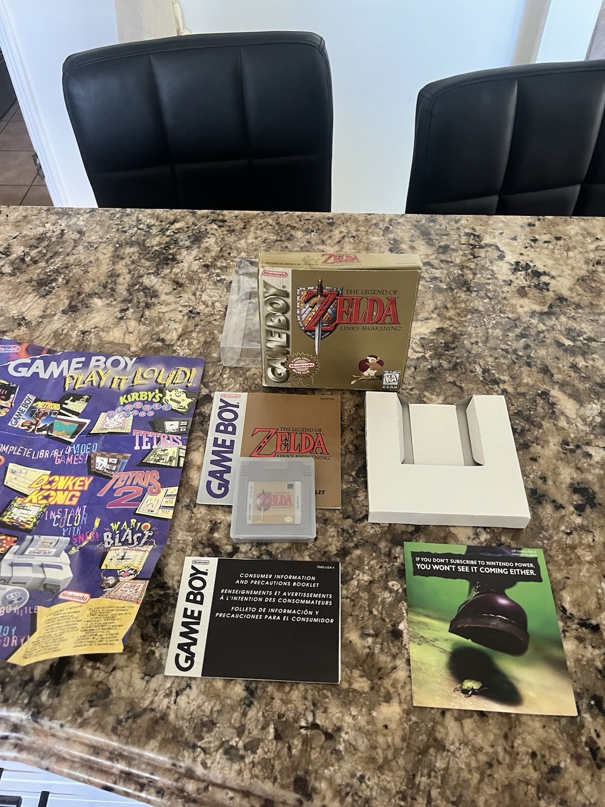 The Legend of Zelda: Link’s Awakening Players Choice Game Boy Complete CIB