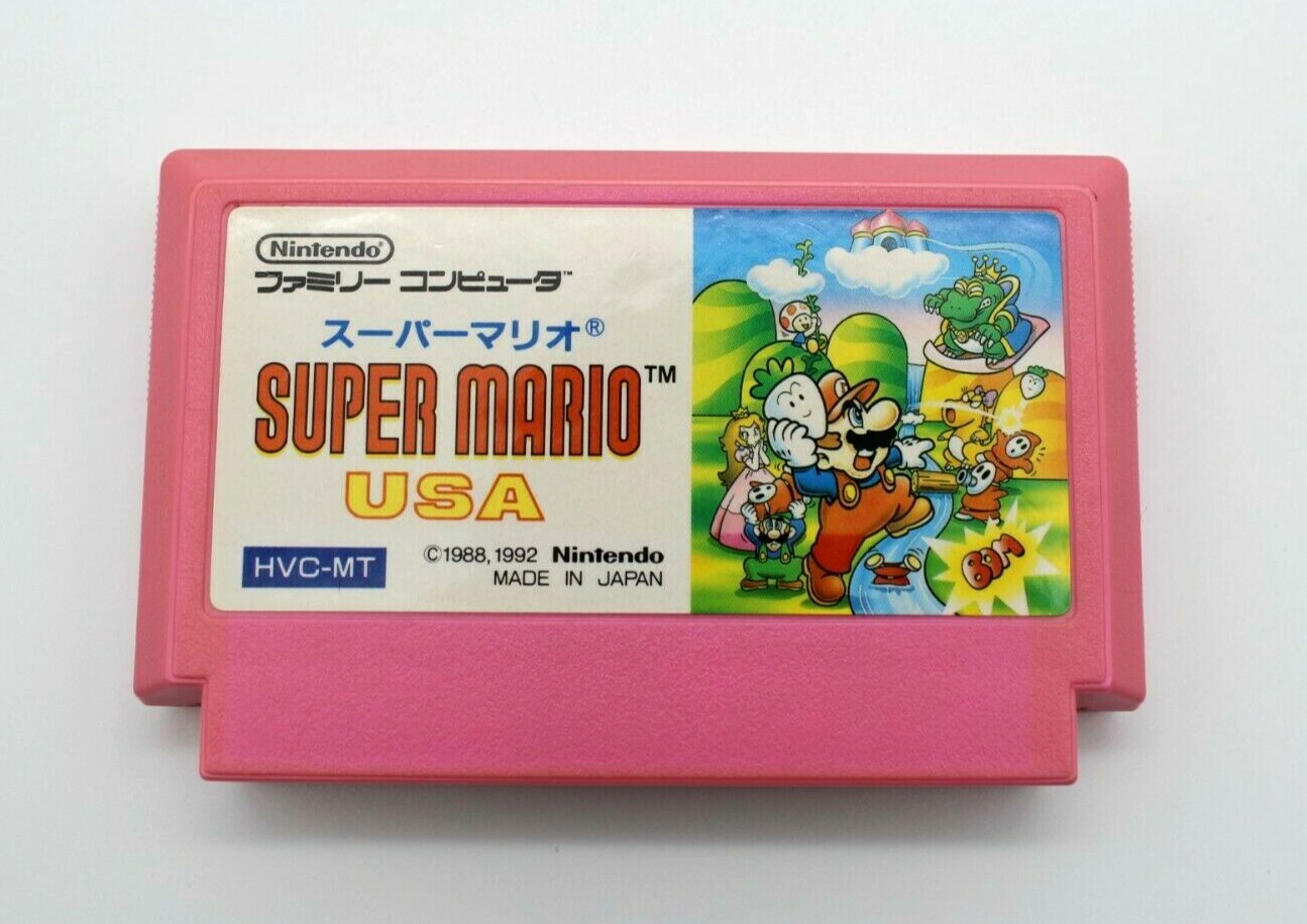 Famicom Super Mario USA Nintendo FC NES Japan Import