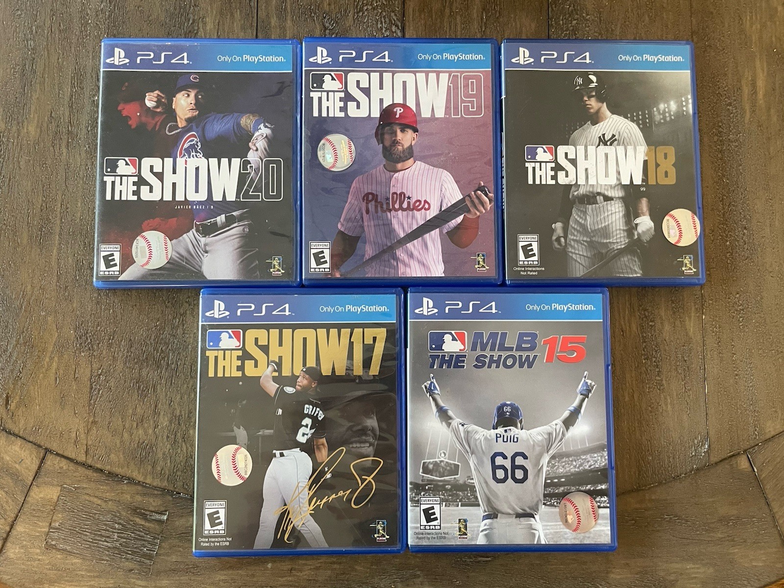 PS4 MLB The Show Lot 15 17 18 19 20 Complete Tested CIB PlayStation 4 Games