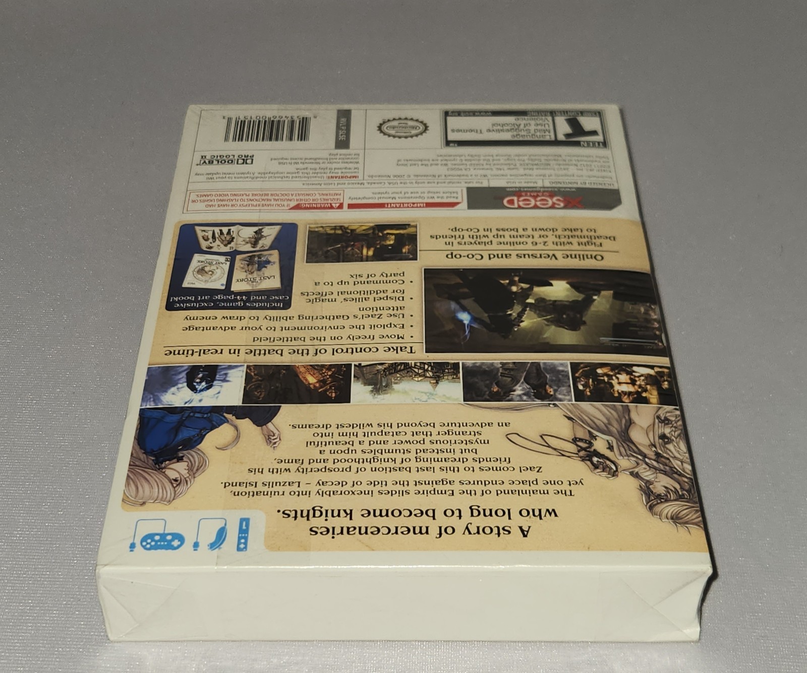 The Last Story Limited Edition Nintendo Wii 2012 New Factory Sealed Excellent