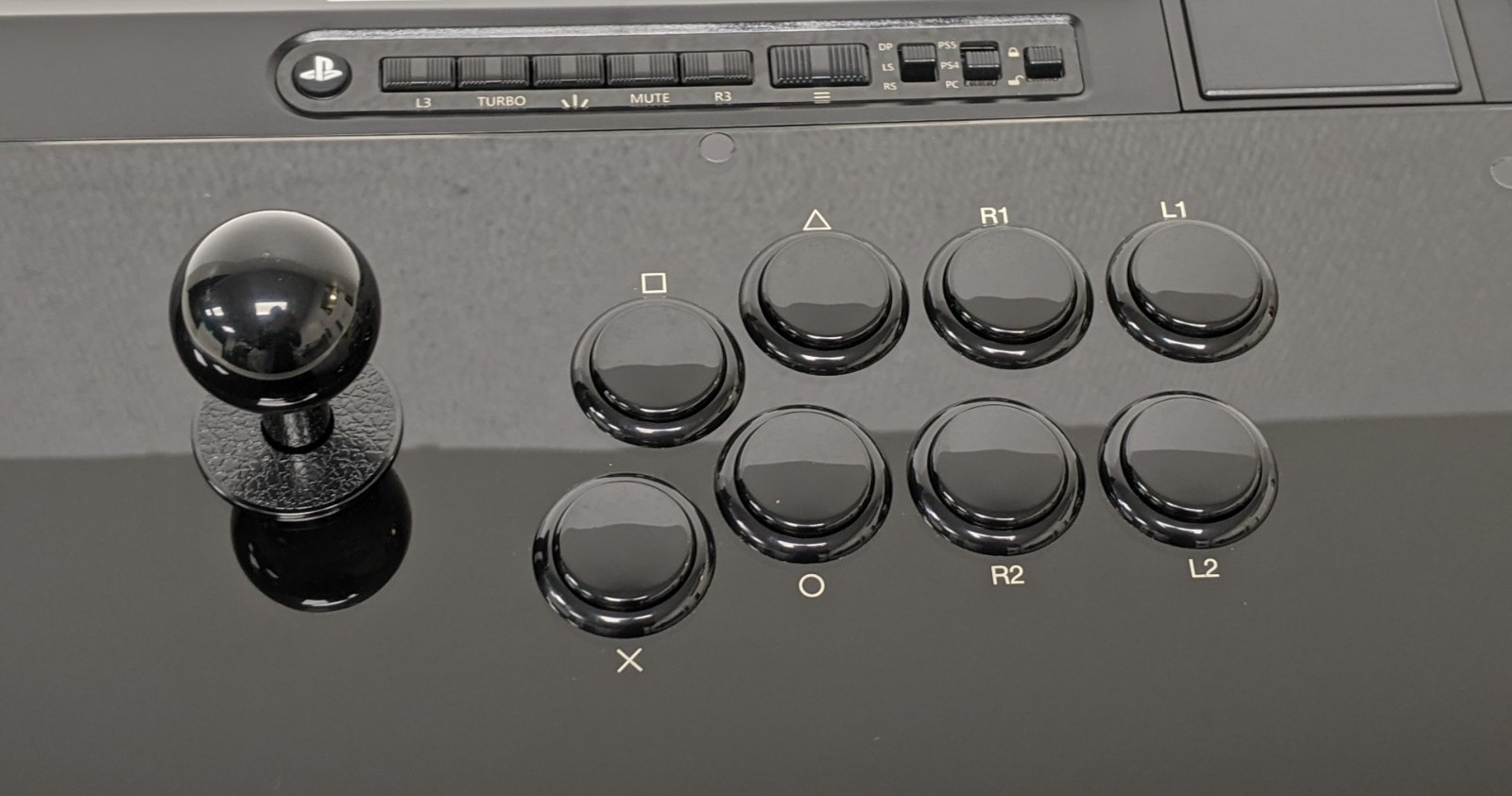 Qanba Q7 Obsidian 2 Wired Joystick for PlayStation PS5 PS4 and PC Black Used
