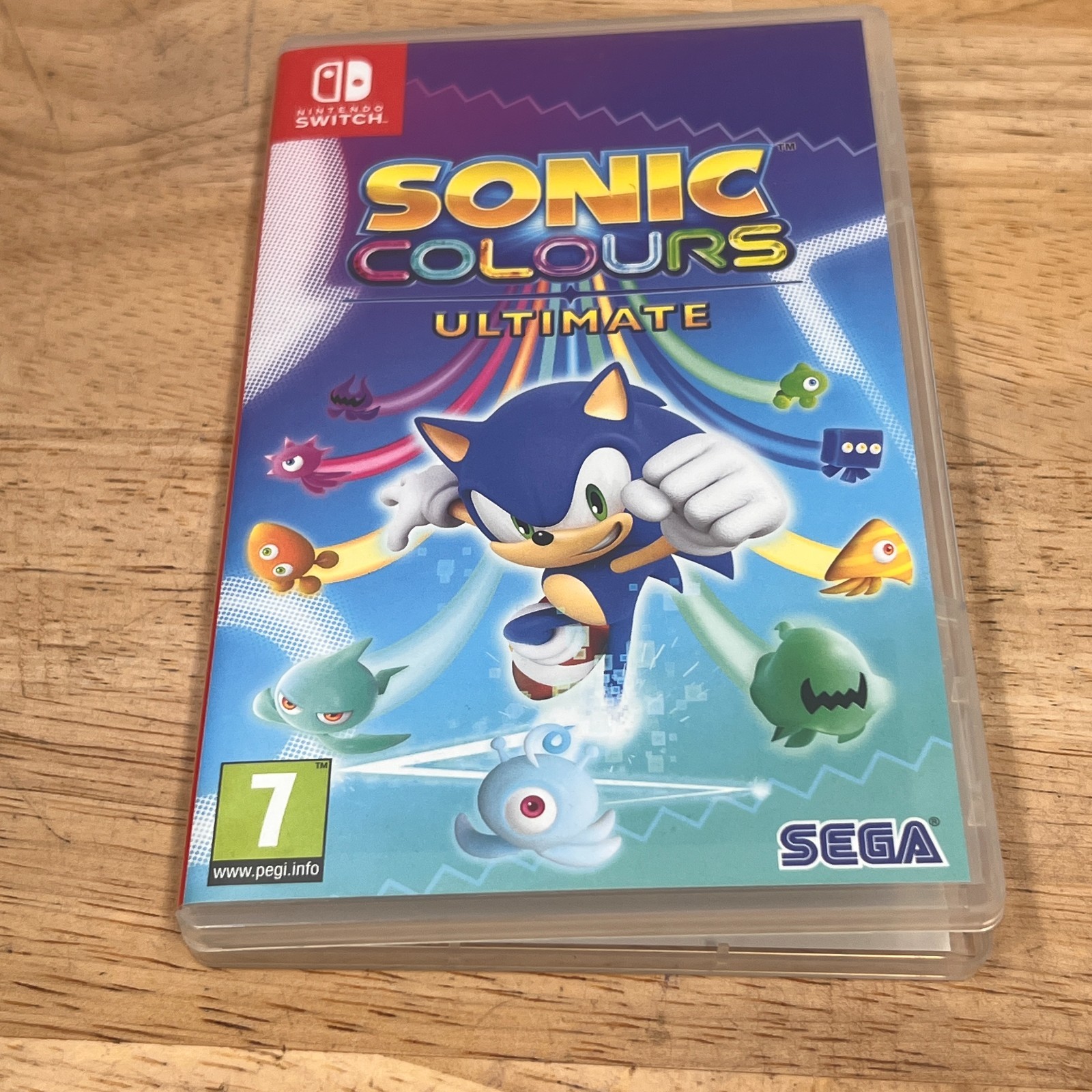 Sonic Colours Ultimate Nintendo Switch PEGI 7 UK PAL Region SEGA Game CIB Tested