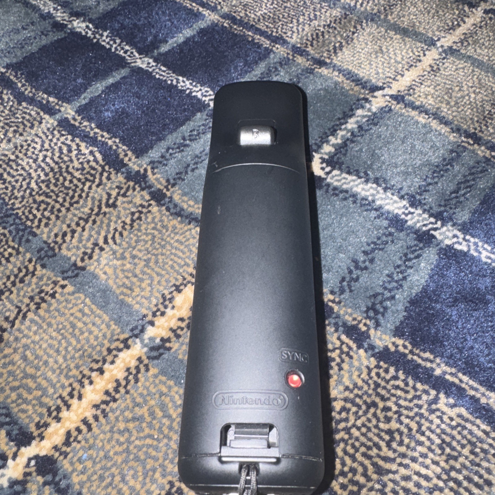 Nintendo OEM Wii Remote Black Motion Plus Controller Official Tested RVL-036