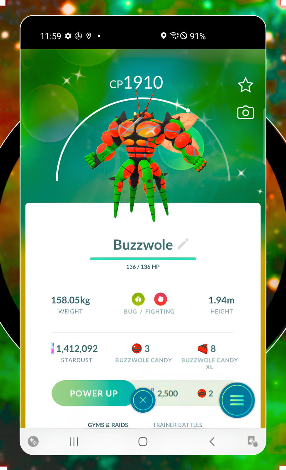 Shiny Buzzwole | 20K, 80K, 1M Stardust | Tr-de Go ✨