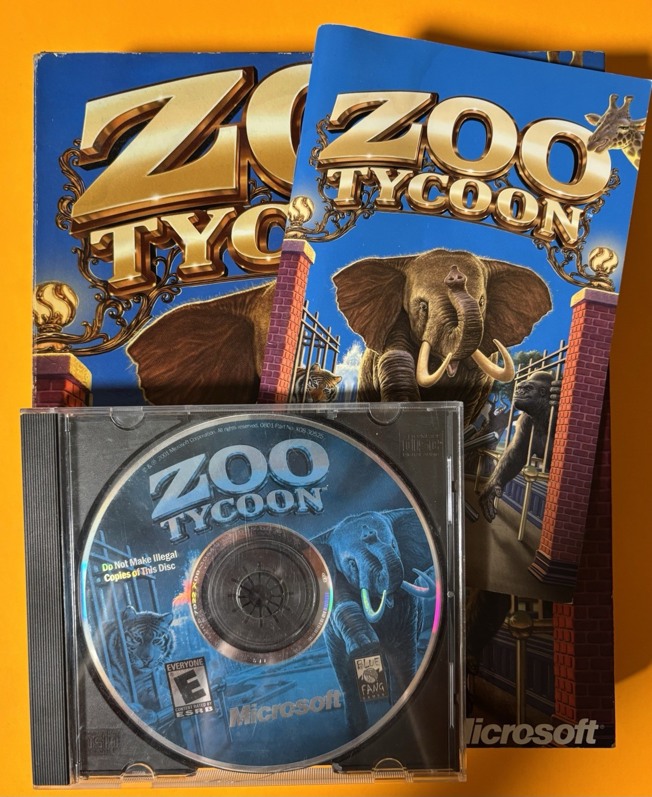 Zoo Tycoon: Complete Collection (PC, 2003) Disc+Manual Disc Has Scratches As Is