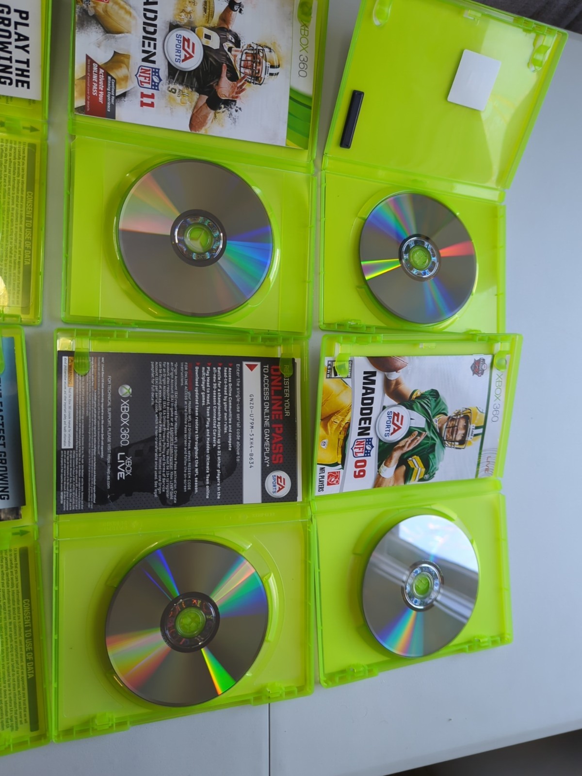 Madden NFL – Microsoft Xbox 360 Tested Bundle Lot