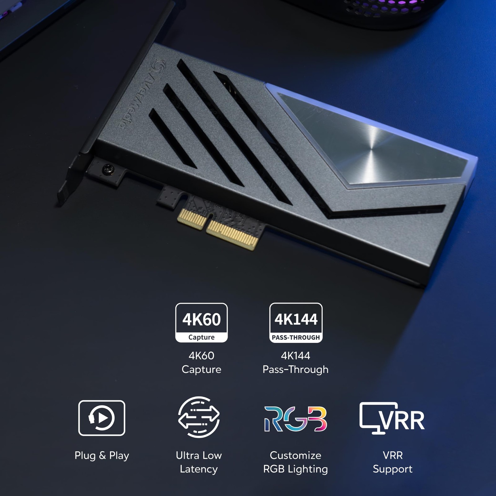 AVerMedia HDMI 2.1 Internal PCIe Capture Card – GC575, Multicolor