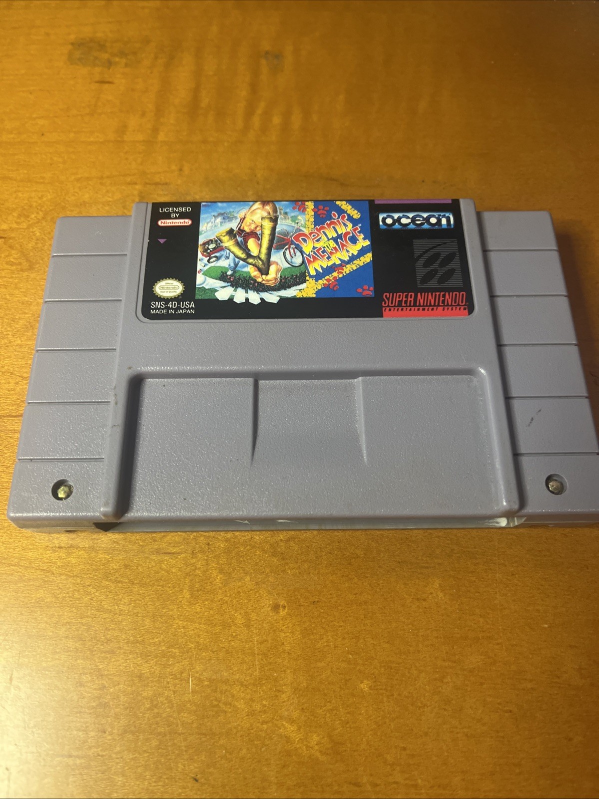 Dennis the Menace (Super Nintendo, SNES) Cleaned Tested Working