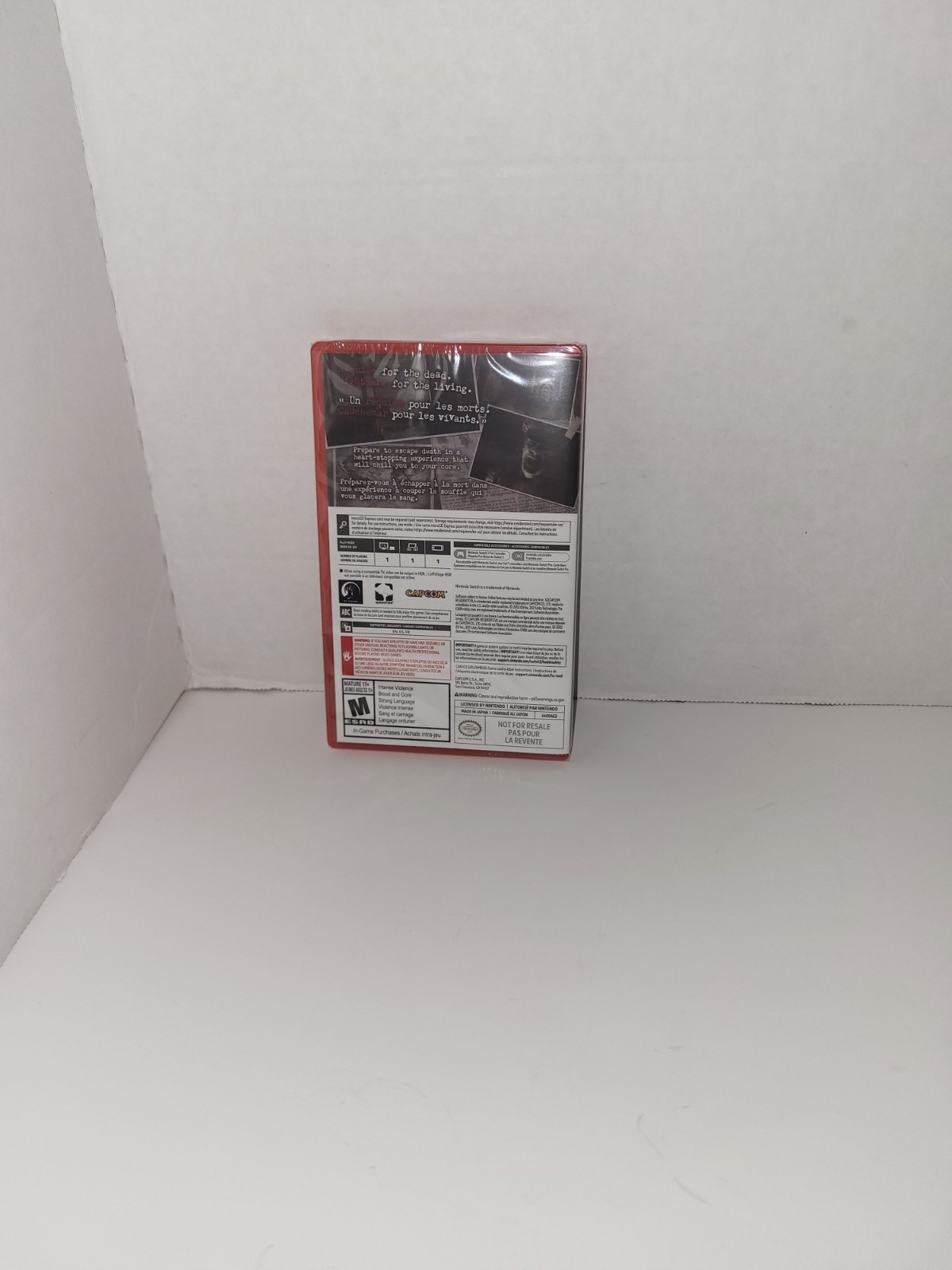 Resident Evil Requiem Nintendo Switch 2 Game Key Card Brand New Sealed