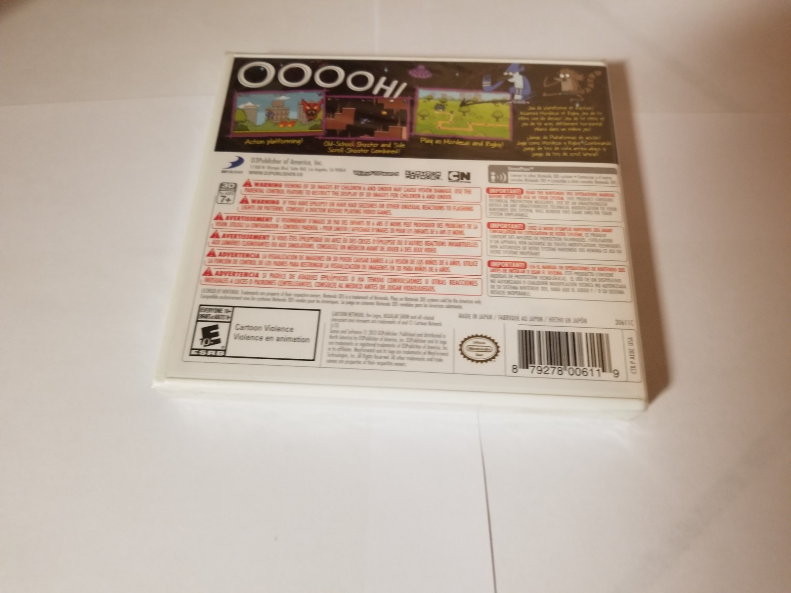 Regular Show: Mordecai and Rigby in 8-bit Land Nintendo 3DS new Factory Sealed