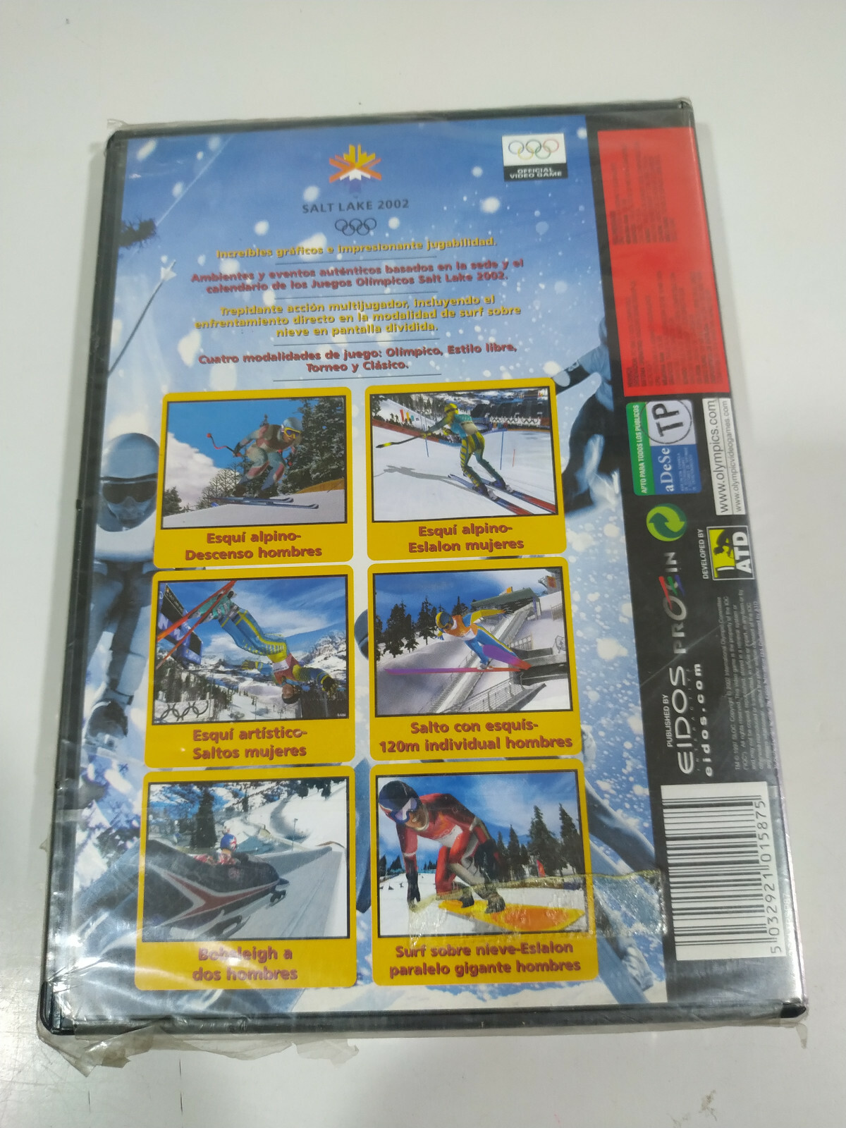 Salt Lake 2002 Olympic Games EidosA – PC CD-Rom Game Spain New
