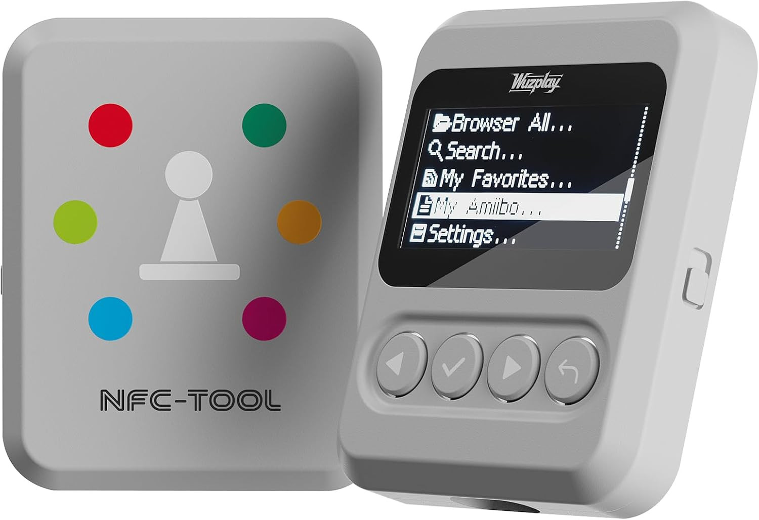 NFC Emulator Compatible with Switch 1 & 2 and NFC Enabled Devices – 1.54”OLED Sc