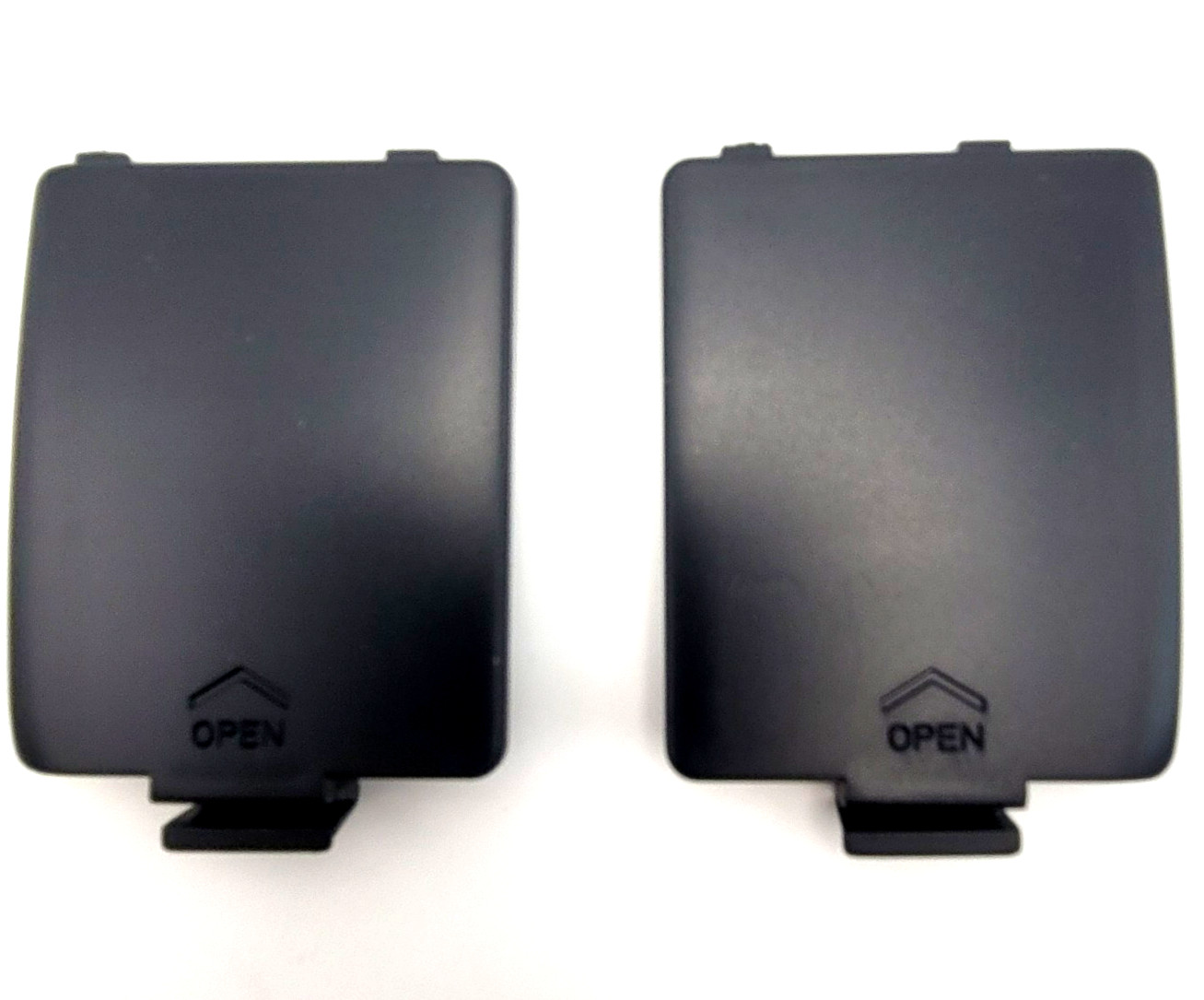 Battery Covers for Sega Game Gear Console – Black (Both Left and Right Included)
