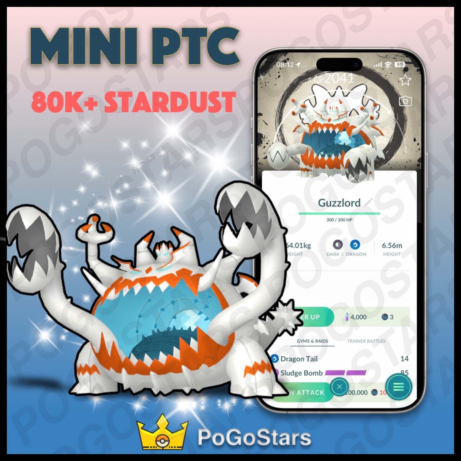 Pokémon PTC Go – Shiny Guzzlord – GO Fest 2026✨Special Background✨