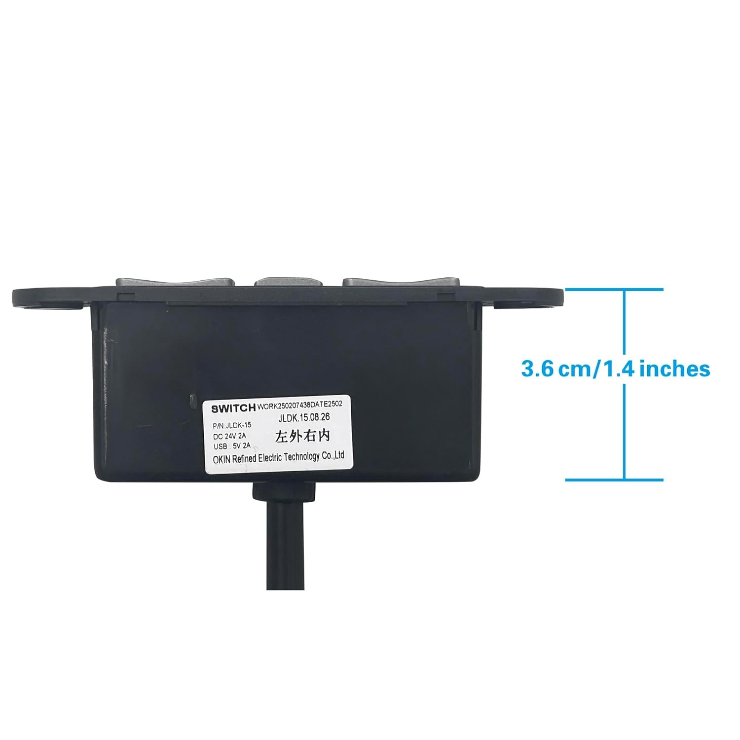 5 Button Switch Model JLDK.15.08.26 Controller Hand Control with USB and…