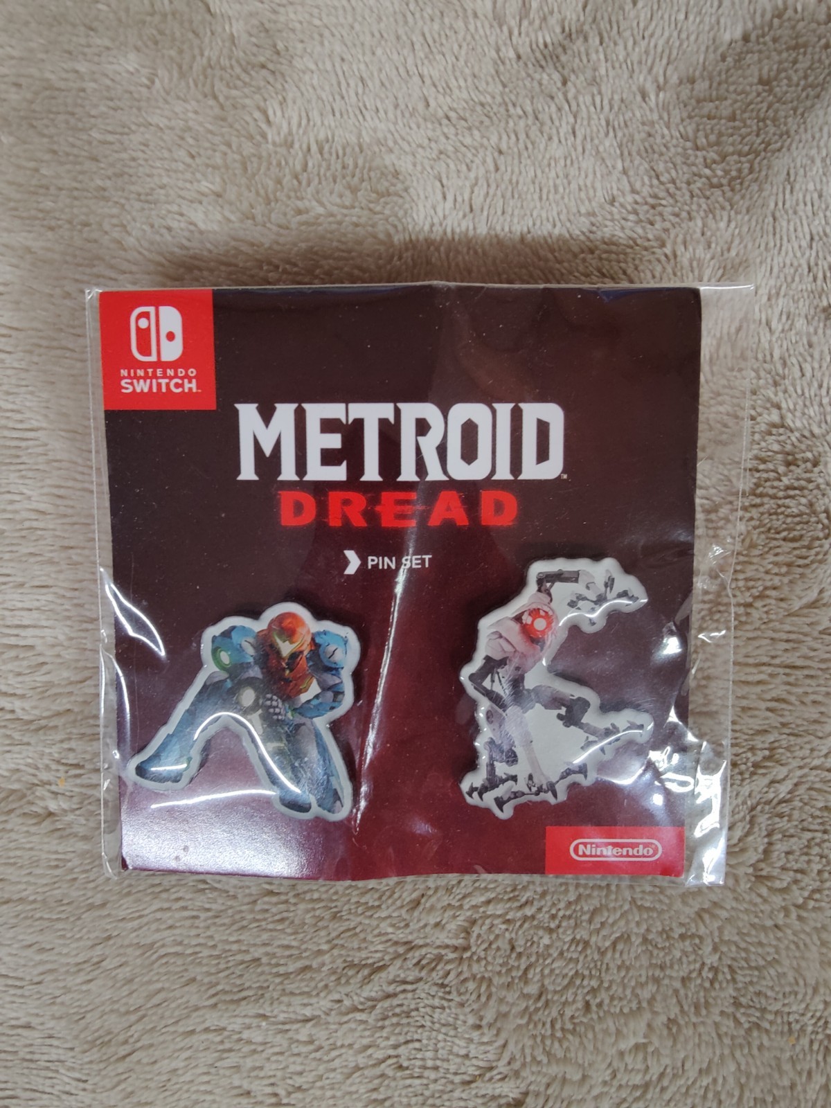 Metroid Dread Preorder Bonus Pin Set NEW Not Mint